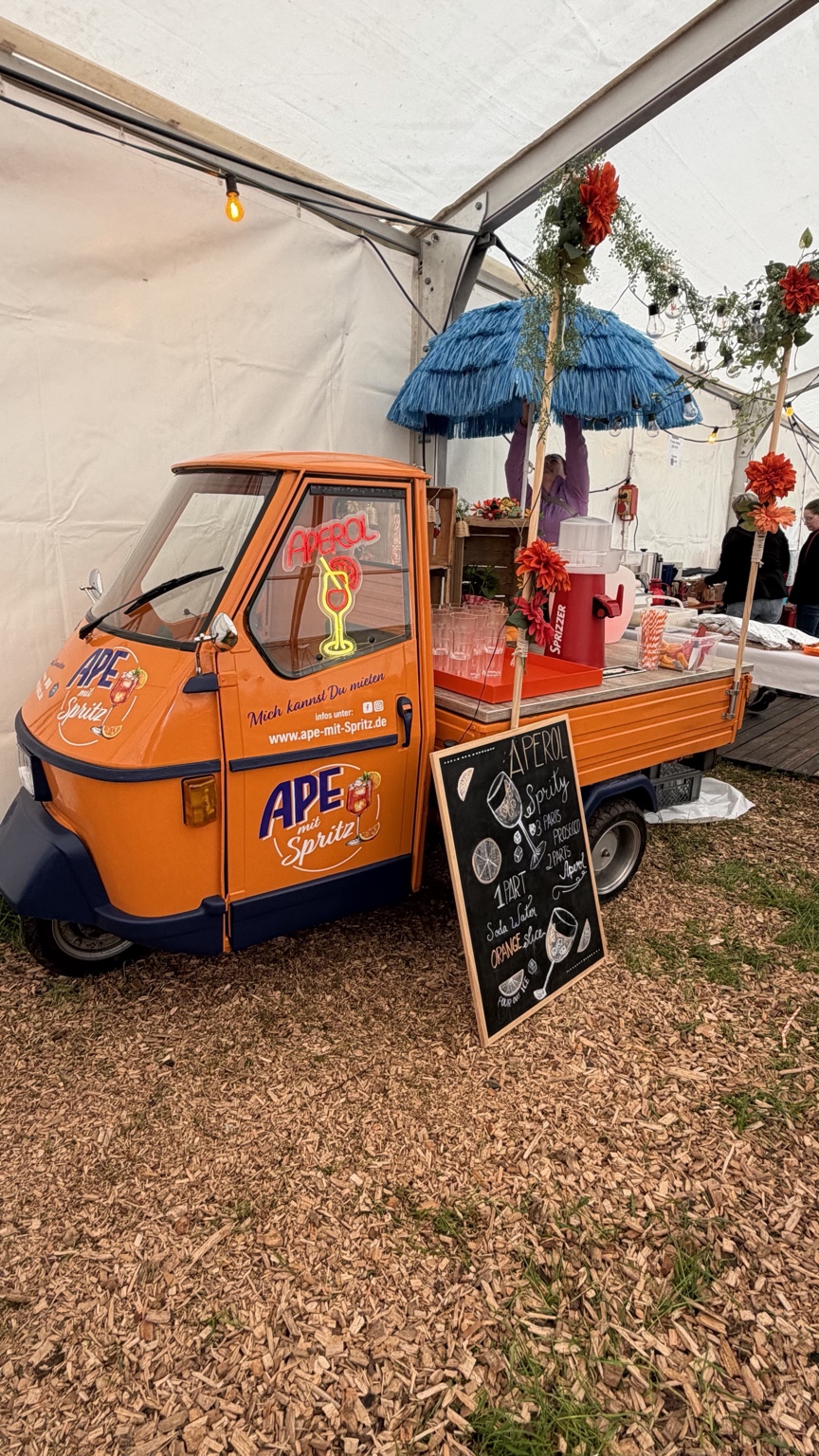 Originale Ape mit Spritz